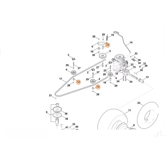 STIHL  Tulejka odległościowa 6160 764 2801